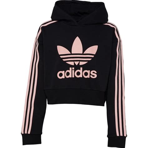 adidas cropped hoodie zwart|adidas cropped hoodie maroon.